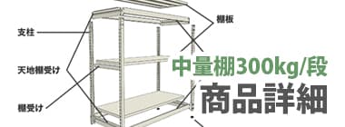 中量棚300kg/段：商品詳細