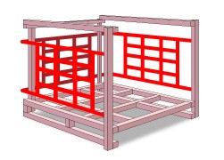 荷崩れ防止ガード