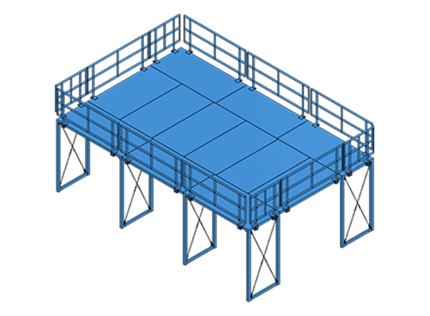 約36m²(約11坪)のパレットステージ例