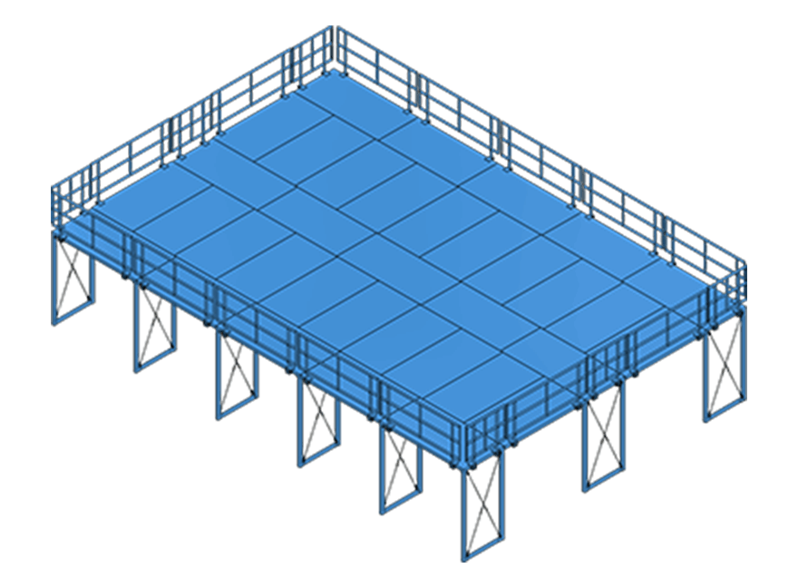 約104m²(31.5坪)のパレットステージ例