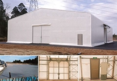 三重県のテント倉庫事例