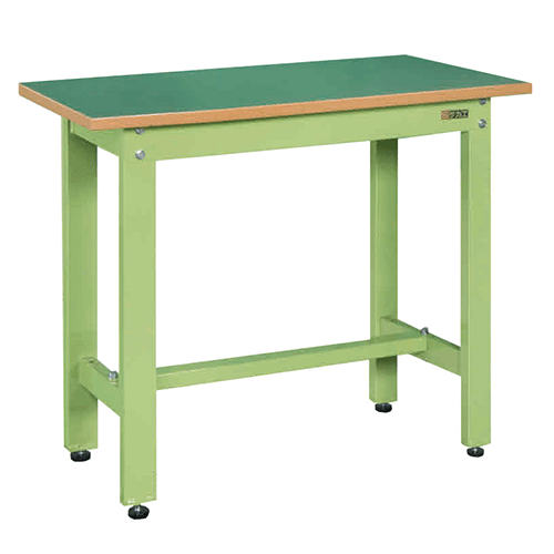 軽量作業台 グリーン KK-38FN サカエリューム天板【返品不可】