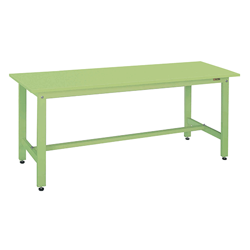軽量作業台 グリーン KK-68SN スチール天板【返品不可】