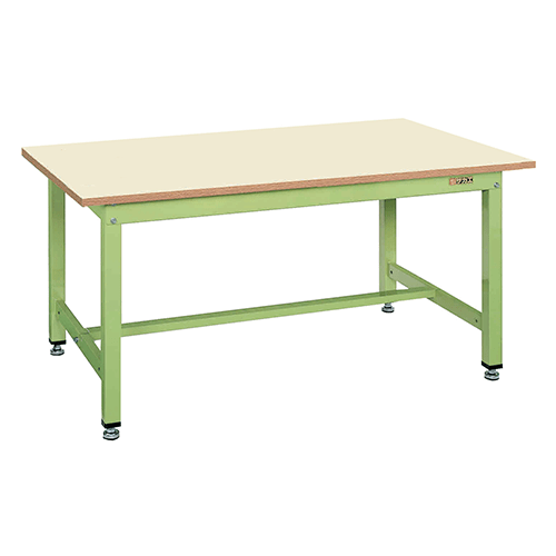 中量作業台 グリーン KT-503IG メラミン天板【返品不可】